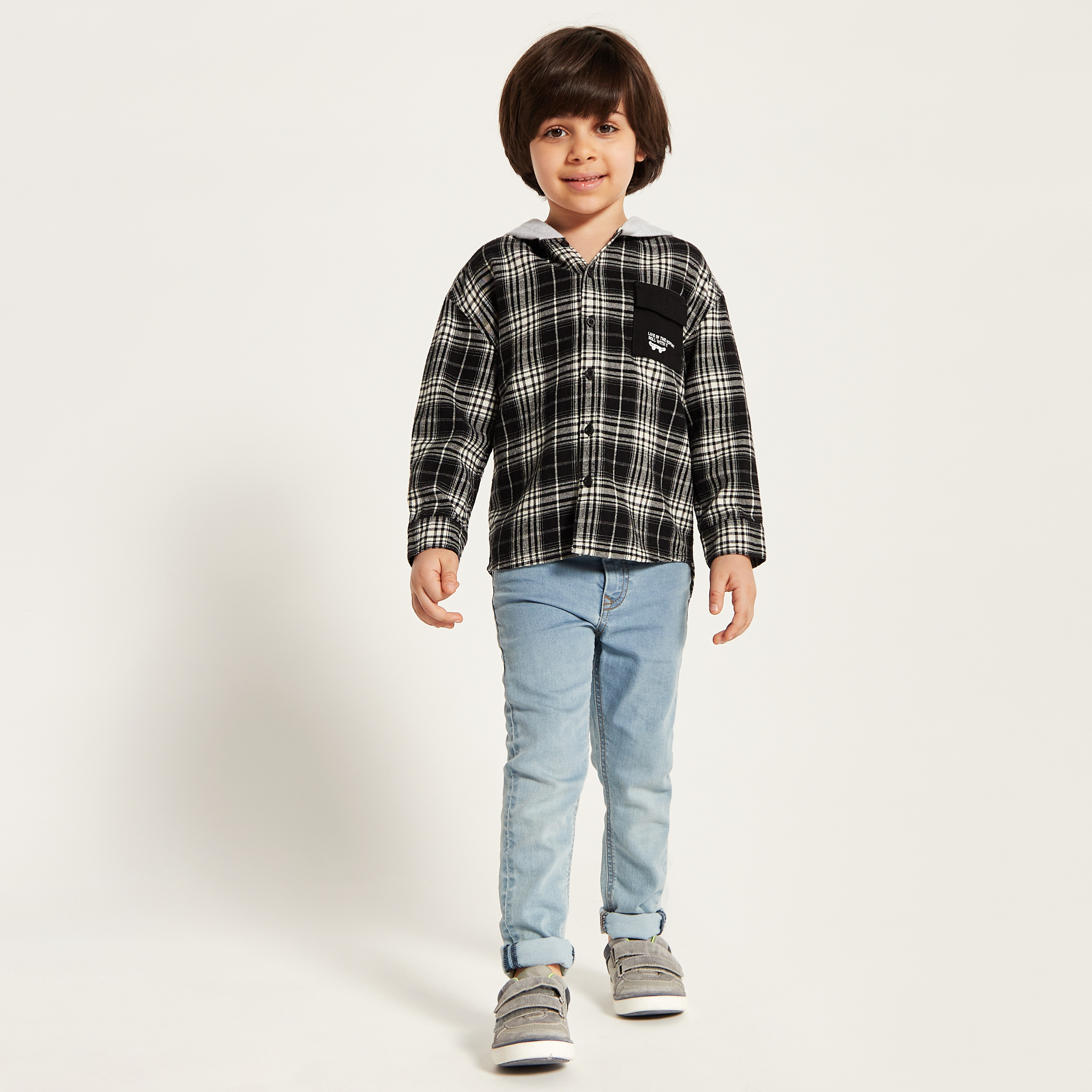 Baby boy hot sale checkered shirt