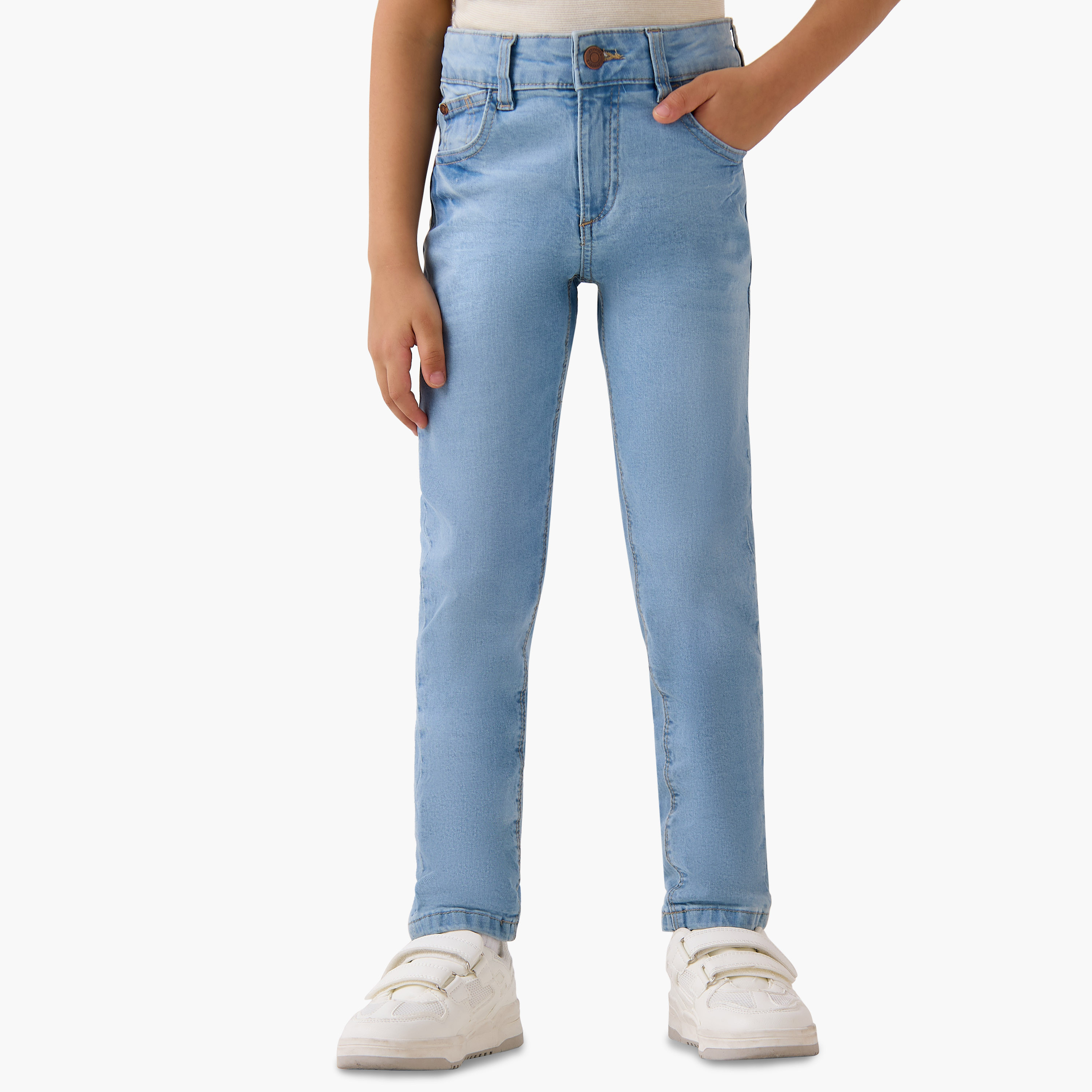 Juniors Boys' Slim Fit Jeans-baby-boys-clothing-bottoms-jeans-image-1