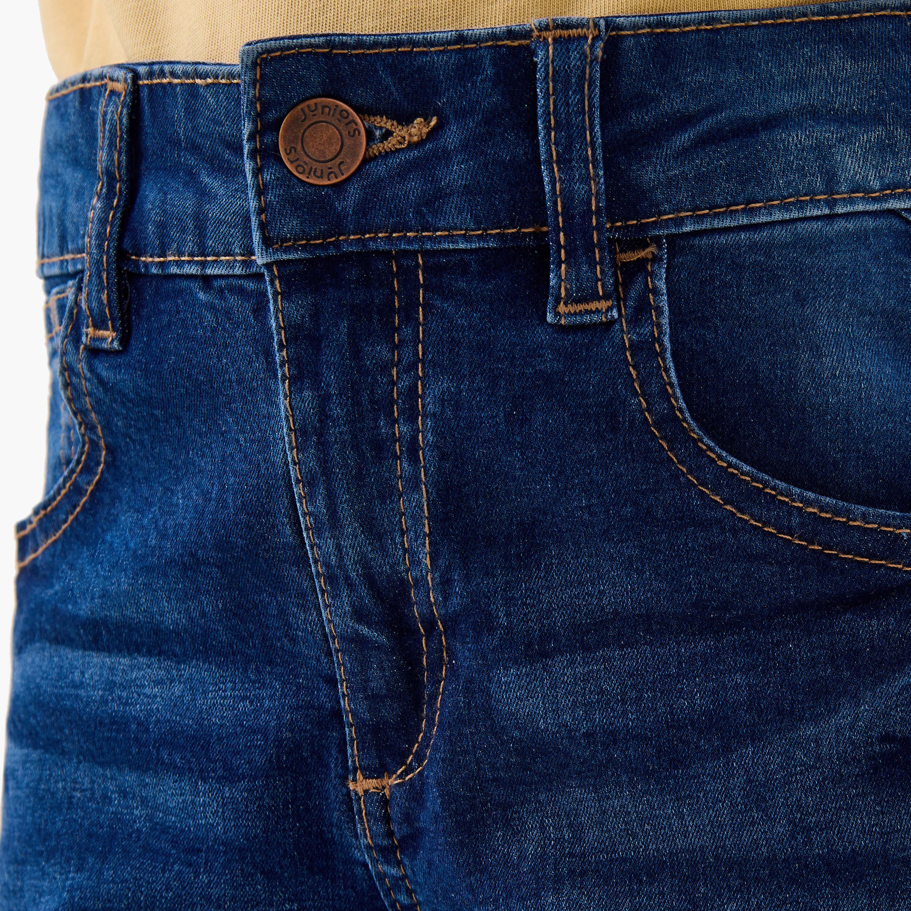 Juniors Boys' Slim Fit Jeans-baby-boys-clothing-bottoms-jeans-image-5
