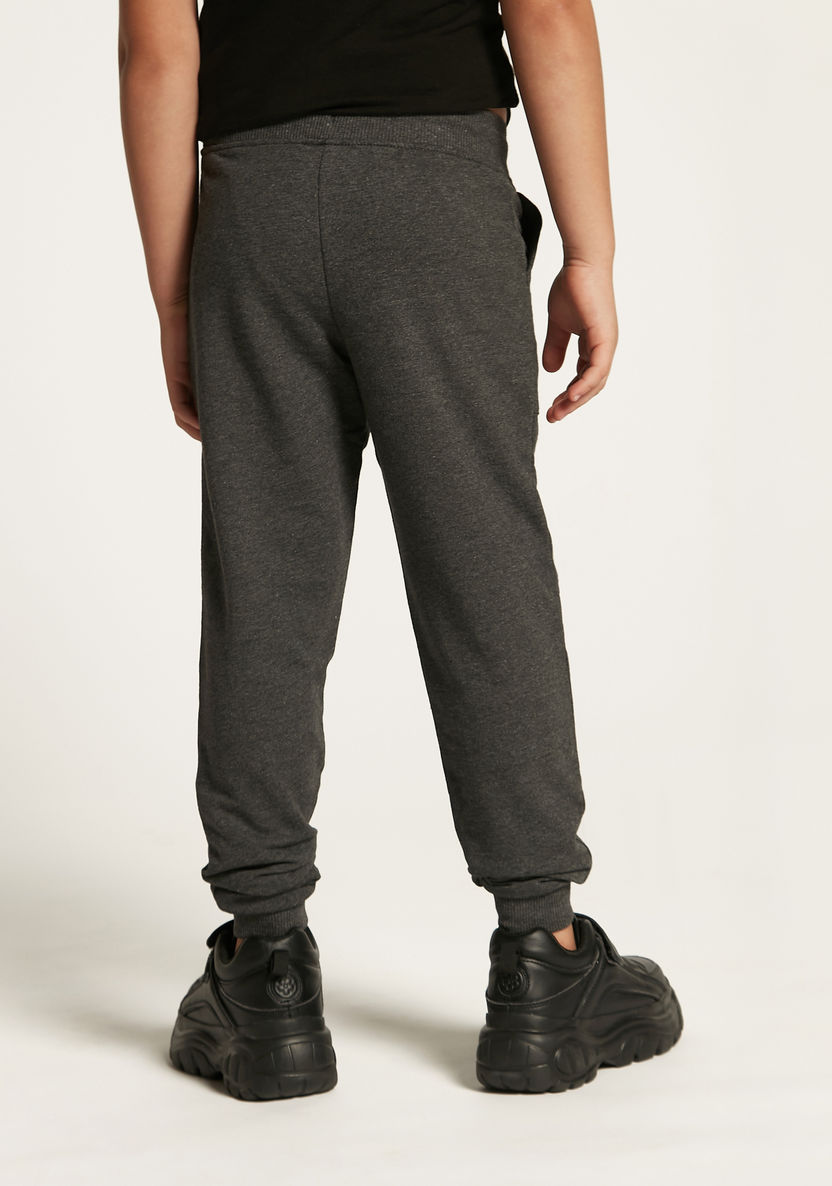 Juniors Space Print Joggers with Pockets and Drawstring Closure-Joggers-image-3