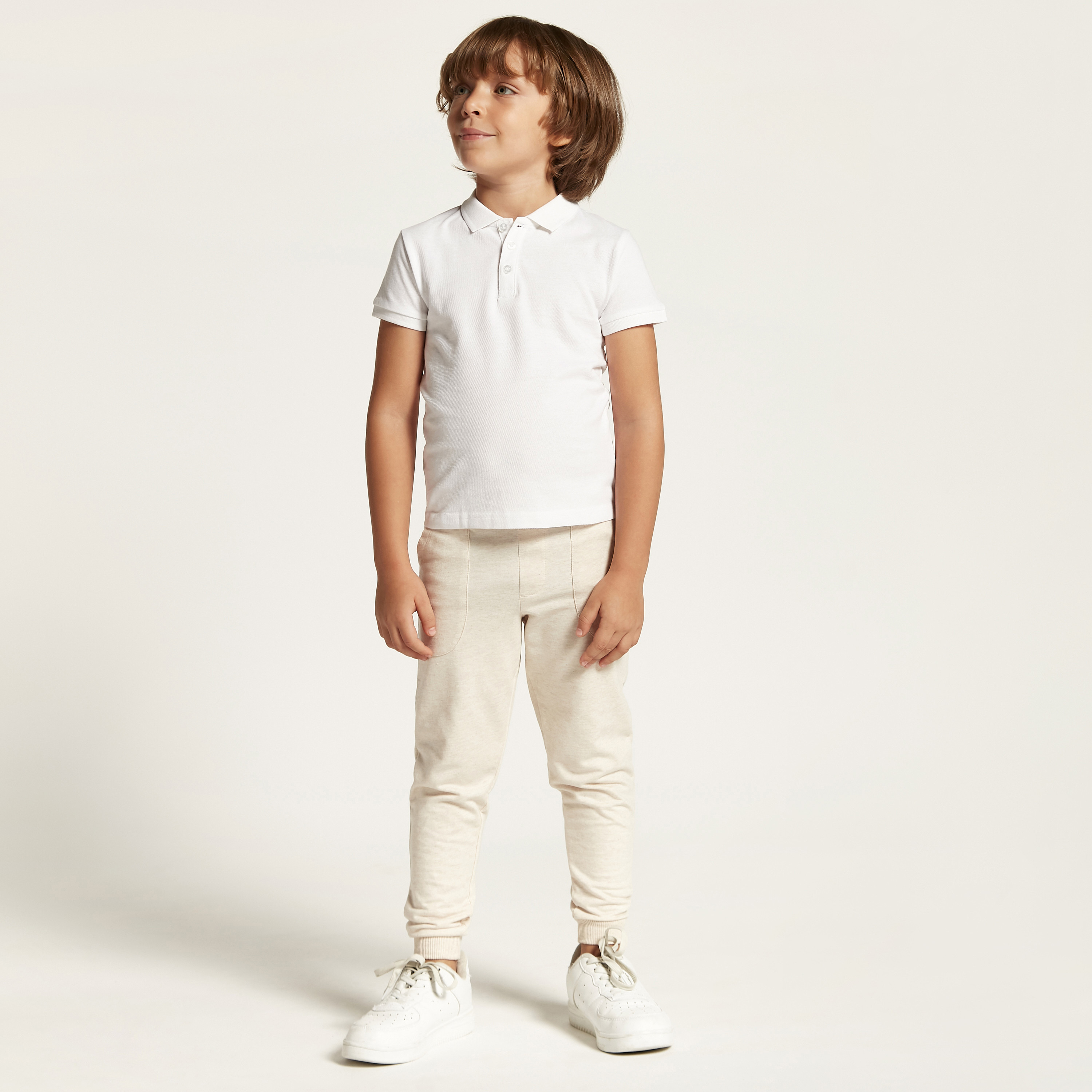 Juniors Solid Jog Pants with Drawstring Closure and Pockets-boys-clothing-bottoms-joggersandtrackpants-image-2