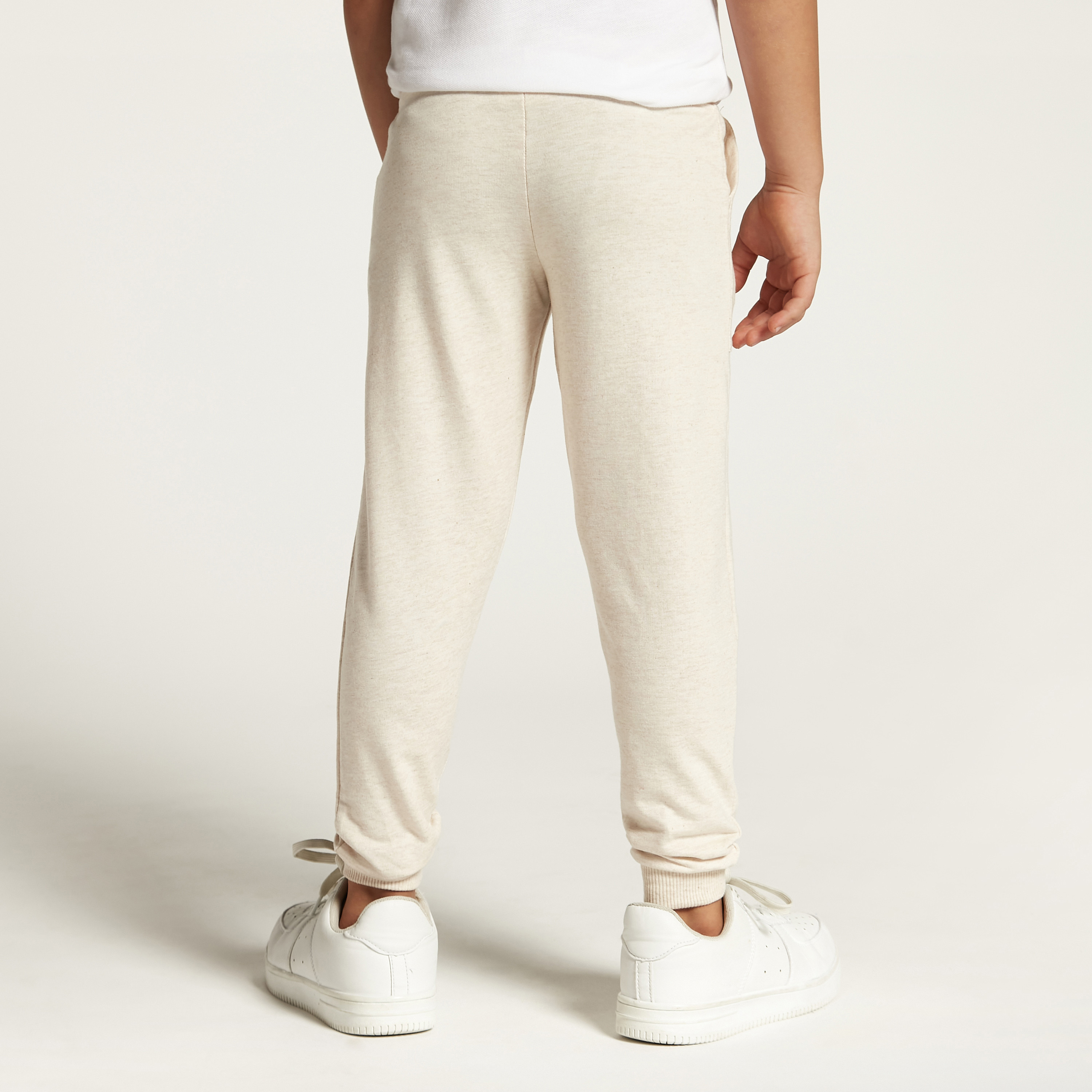 Juniors Solid Jog Pants with Drawstring Closure and Pockets-boys-clothing-bottoms-joggersandtrackpants-image-4