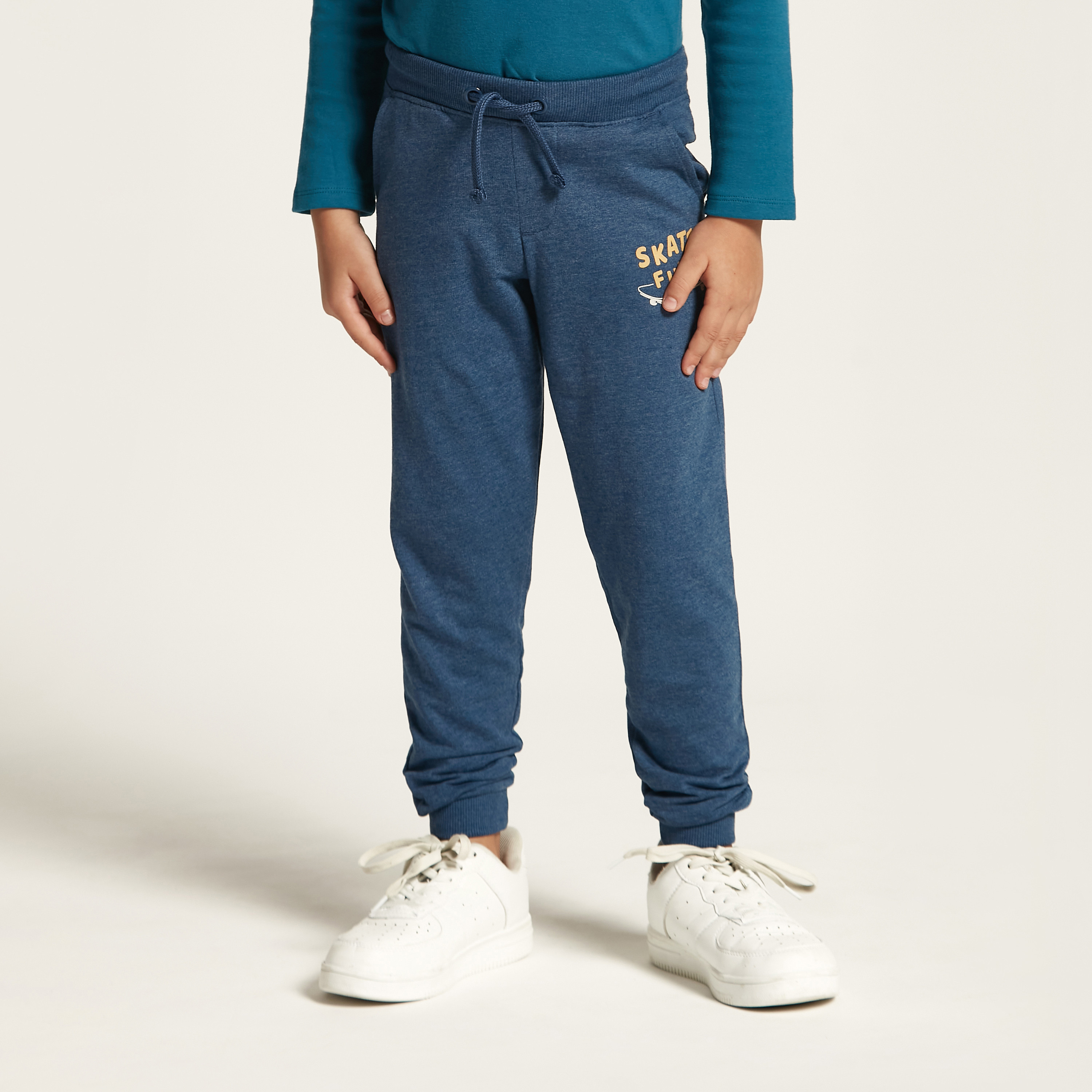 Juniors Printed Joggers with Pockets and Drawstring Closure-boys-clothing-bottoms-joggersandtrackpants-image-1