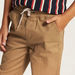 Juniors Solid Mid-Rise Jog Pants with Pockets and Drawstring Closure-Pants-thumbnail-2