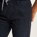 Juniors Solid Jog Pants with Drawstring Closure and Pockets-Pants-thumbnailMobile-2