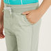 Juniors Solid Shorts with Drawstring Closure and Pockets-Shorts-thumbnailMobile-2