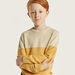 Juniors Colourblock Pullover with Long Sleeves-Sweaters and Cardigans-thumbnail-2