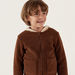 Juniors Textured Zip Through Jacket with Pockets and Long Sleeves-Sweatshirts-thumbnailMobile-2