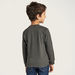 Juniors Printed Sweater with Crew Neck and Long Sleeves-Sweaters and Cardigans-thumbnailMobile-3