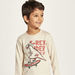 Juniors T-Rex Print Crew Neck Sweatshirt with Long Sleeves-Sweatshirts-thumbnailMobile-2