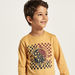 Juniors Printed Sweatshirt with Crew Neck and Long Sleeves-Sweatshirts-thumbnailMobile-2