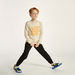 Juniors Printed Crew Neck Pullover with Long Sleeves-Sweatshirts-thumbnail-0