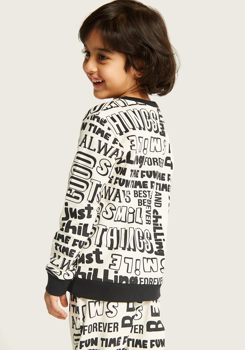 Juniors All Over Print Sweatshirt with Long Sleeves-Sweatshirts-image-3