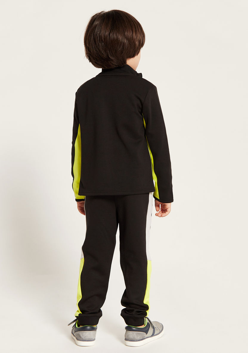 Juniors Colourblock Jacket and Jogger Set-Clothes Sets-image-4