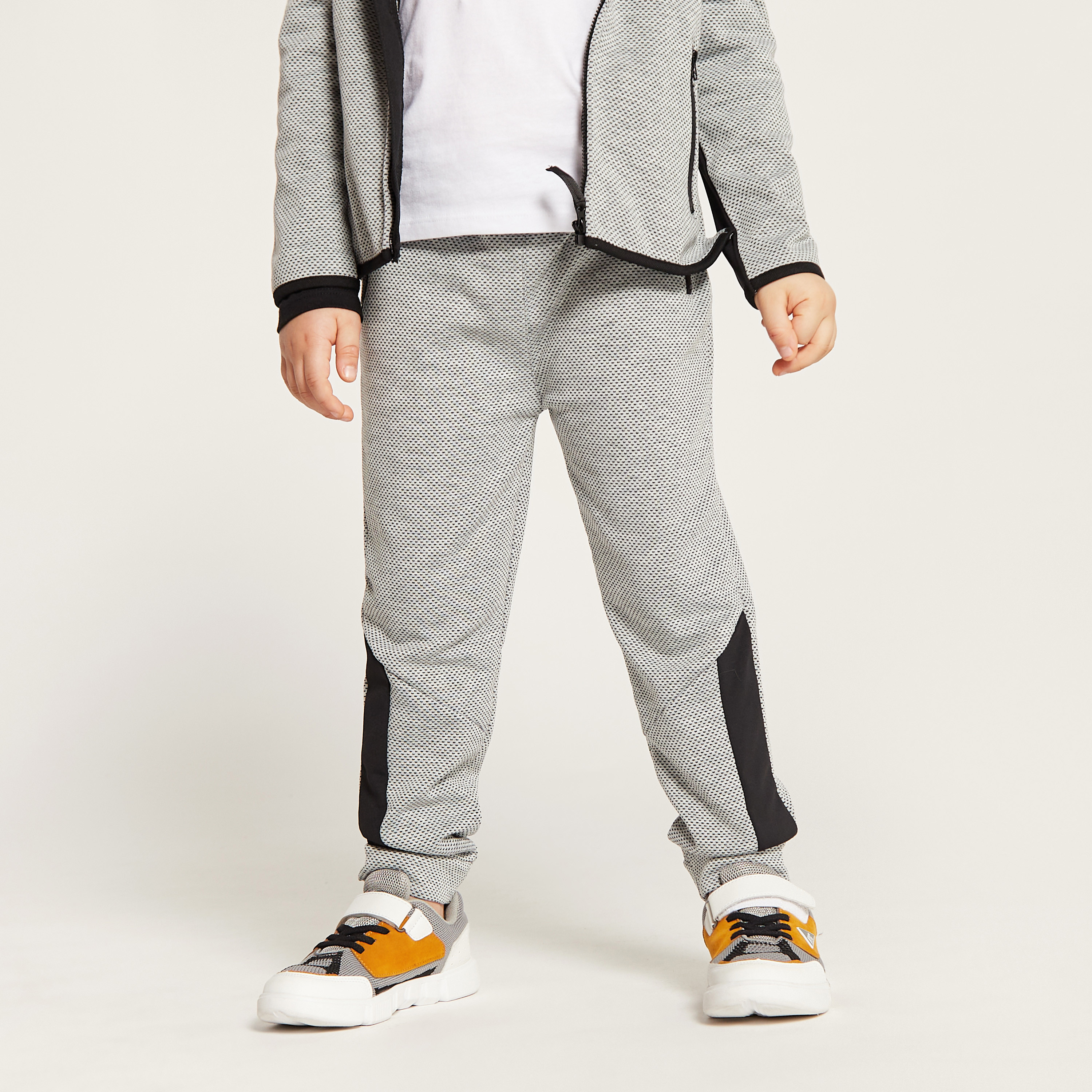Juniors Textured Hooded Jacket and Jogger Set-boys-clothing-setsandcoords-image-4
