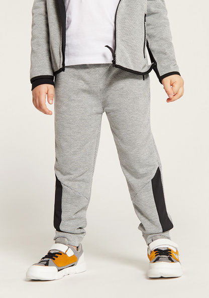 Juniors Textured Hooded Jacket and Jogger Set