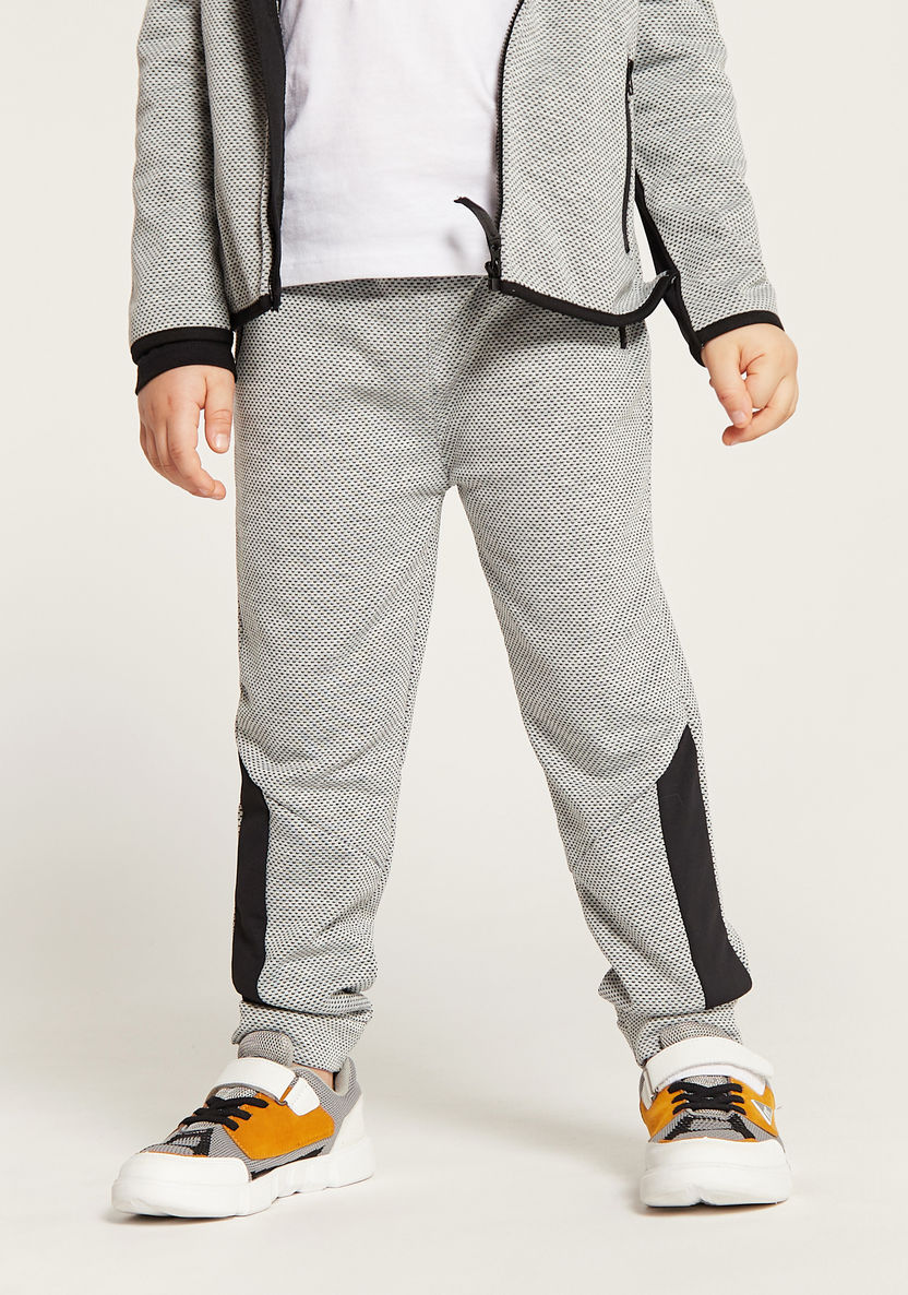 Juniors Textured Hooded Jacket and Jogger Set-Clothes Sets-image-3