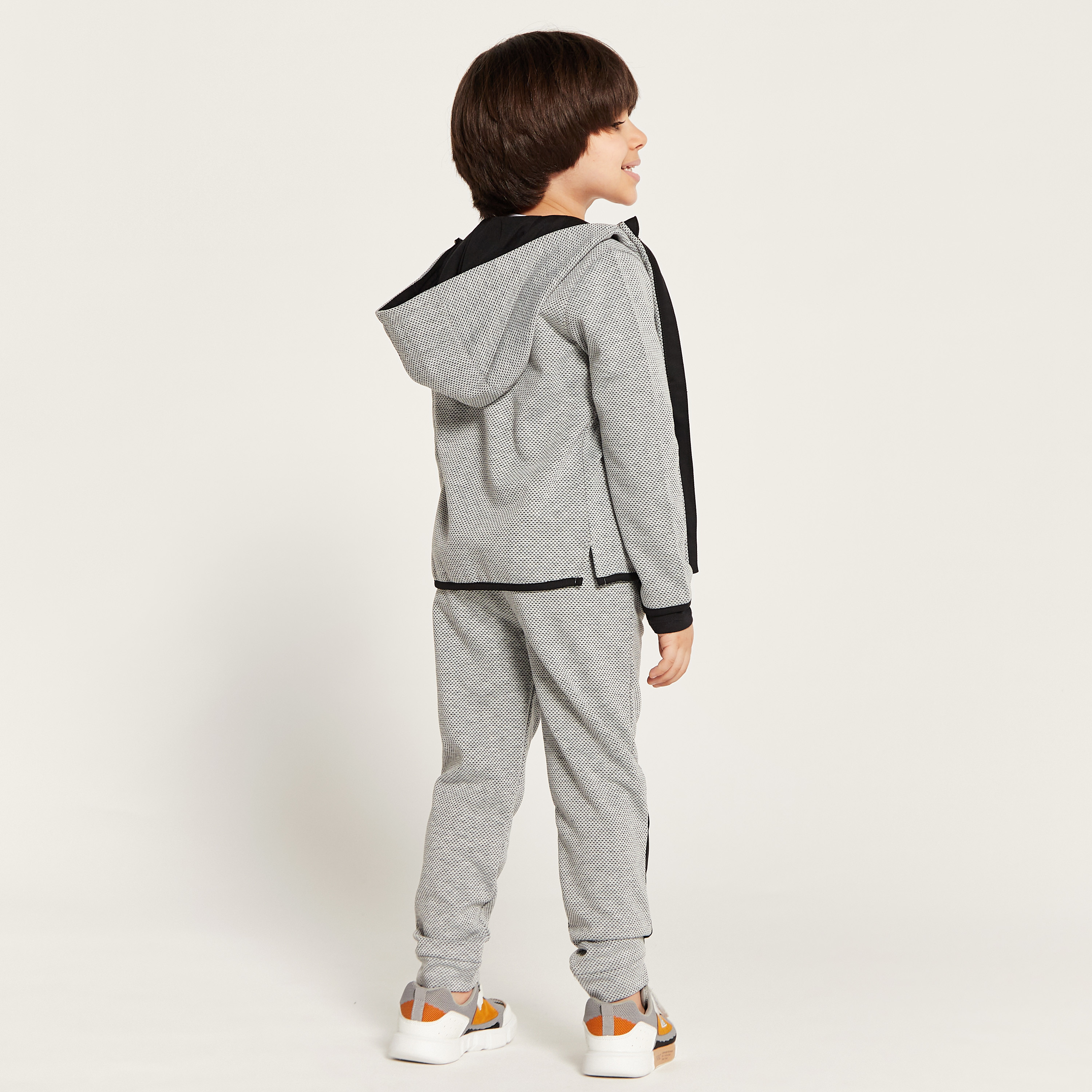 Juniors Textured Hooded Jacket and Jogger Set-boys-clothing-setsandcoords-image-5