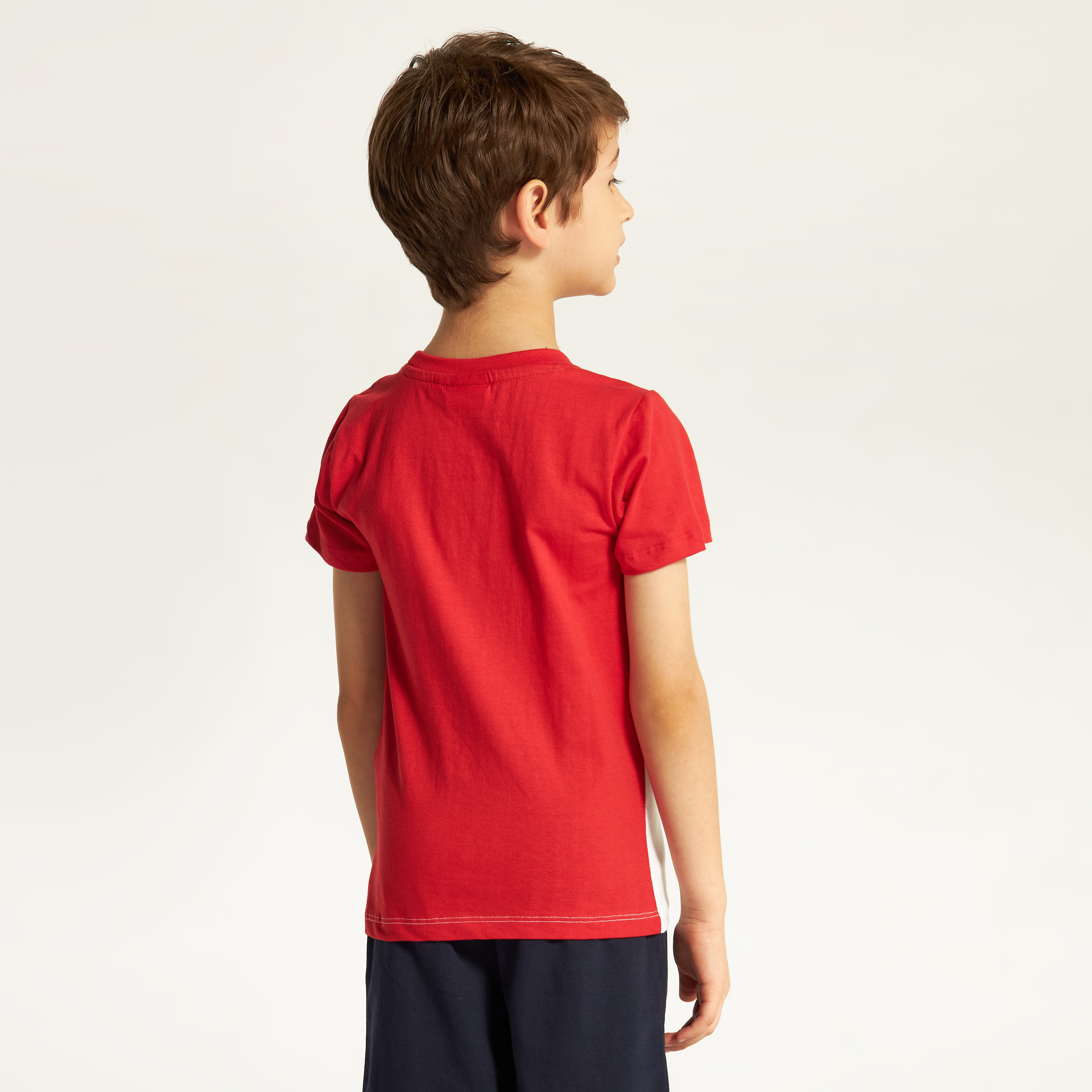 Juniors 3-Piece Printed Round Neck T-shirt and Shorts Set-boys-clothing-setsandcoords-image-7