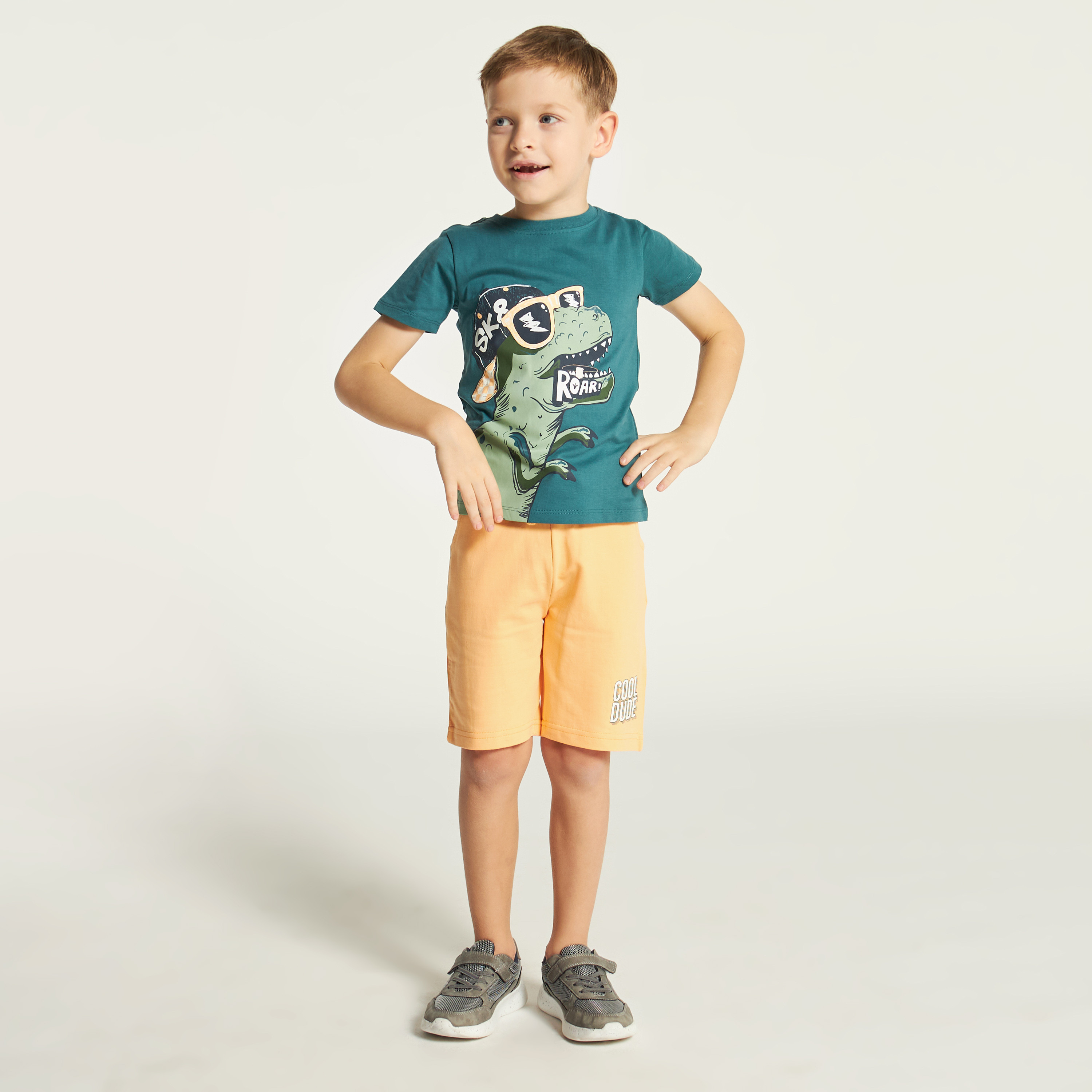 Juniors Printed 3-Piece T-shirt and Shorts Set-boys-clothing-setsandcoords-image-3