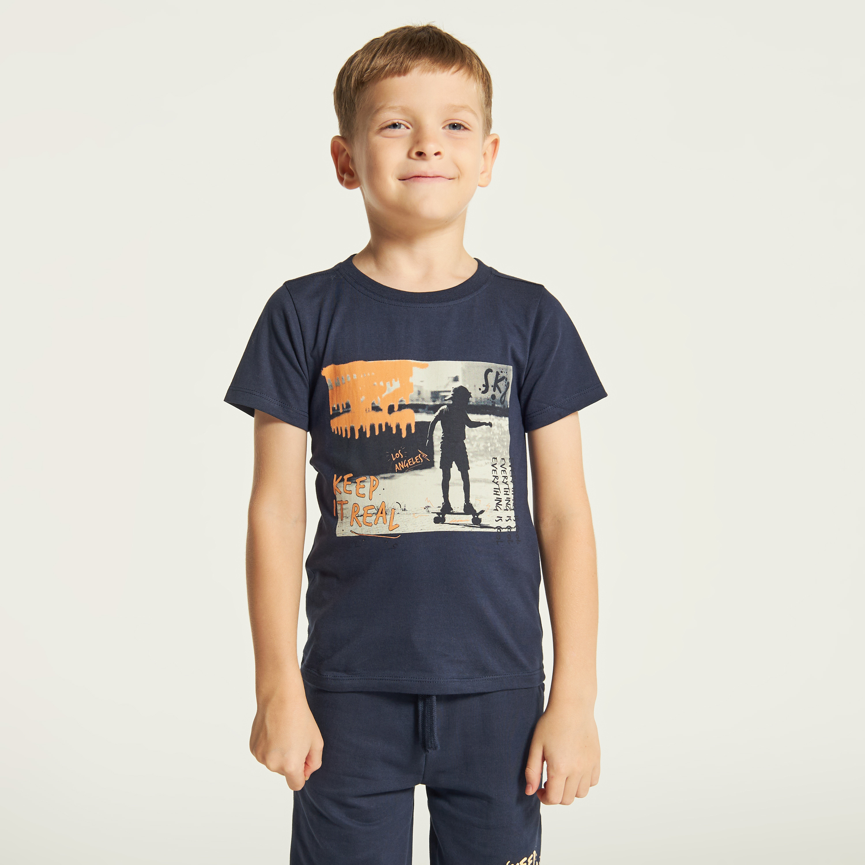 Juniors Printed 3-Piece T-shirt and Shorts Set-boys-clothing-setsandcoords-image-3