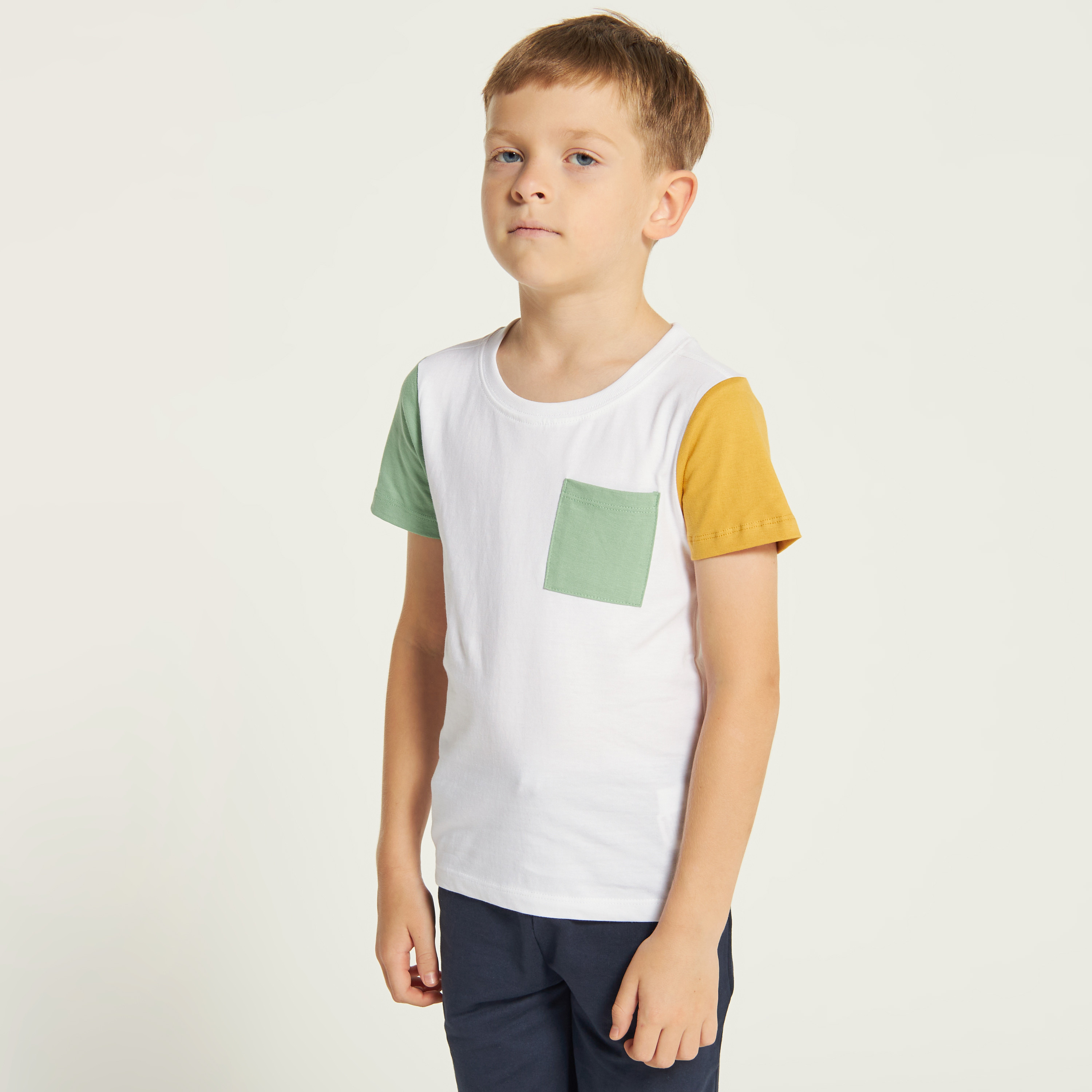 Juniors Printed 3-Piece T-shirt and Shorts Set-boys-clothing-setsandcoords-image-6