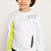 XYZ Panelled Sweatshirt with Round Neck and Zipper Pocket-Tops-thumbnail-2