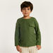 Eligo Solid T-shirt with Long Sleeves and Flap Pocket-T Shirts-thumbnailMobile-1