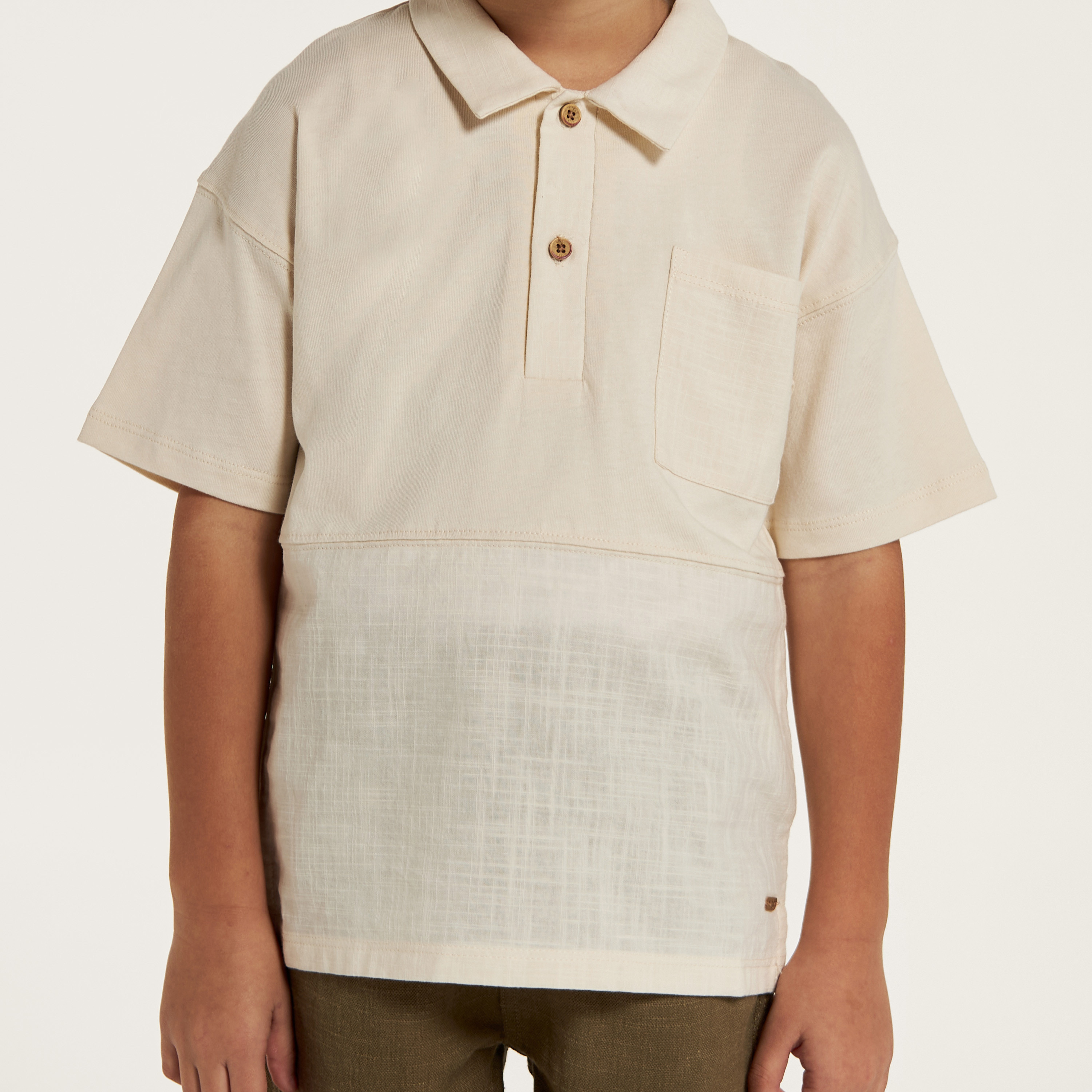 Eligo Solid Polo T-shirt with Short Sleeves and Pocket-boys-clothing-tshirtsandpolos-image-3
