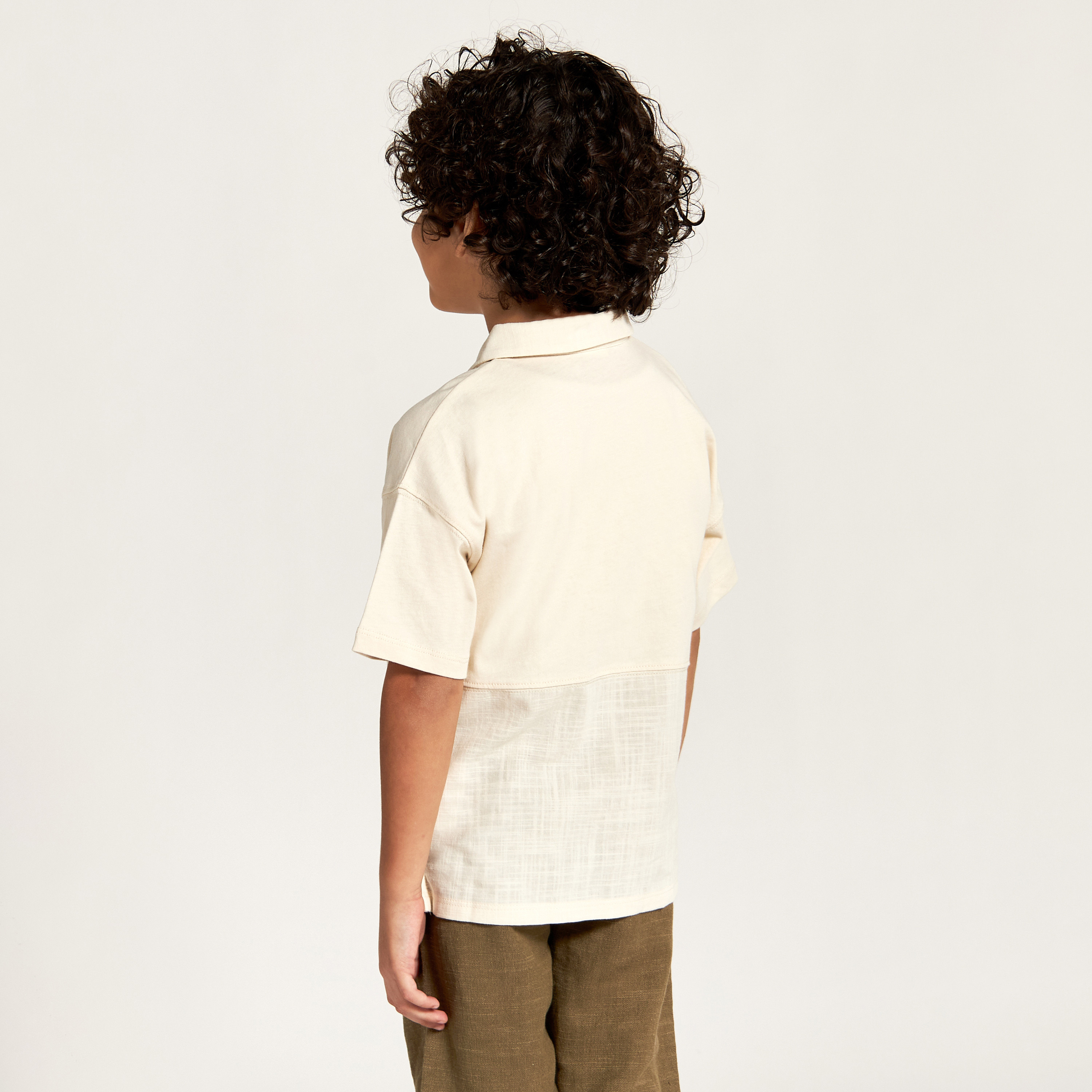 Eligo Solid Polo T-shirt with Short Sleeves and Pocket-boys-clothing-tshirtsandpolos-image-4