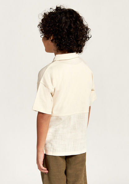 Eligo Solid Polo T-shirt with Short Sleeves and Pocket-T Shirts-image-3