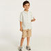 Eligo Striped Shirt with Short Sleeves and Pocket-Shirts-thumbnail-1
