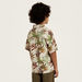 Eligo Printed Short Sleeve Shirt with Camp Collar and Pocket-Shirts-thumbnailMobile-3