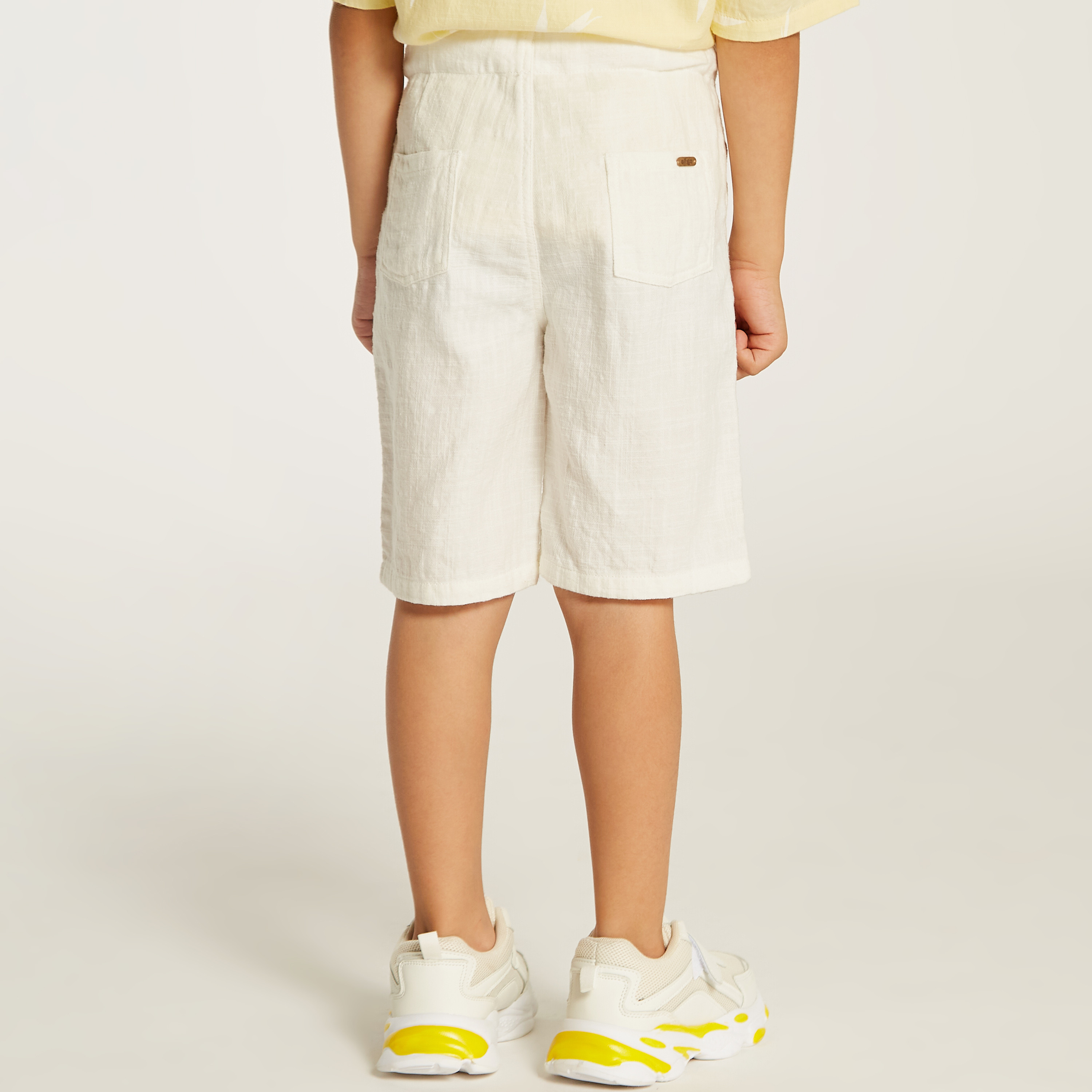 Eligo Solid Mid-Rise Shorts with Drawstring Closure and Pockets-baby-boys-clothing-bottoms-shorts-image-4
