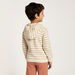 Eligo Striped Long Sleeves Sweater with Hood and Pocket-Sweaters and Cardigans-thumbnailMobile-3