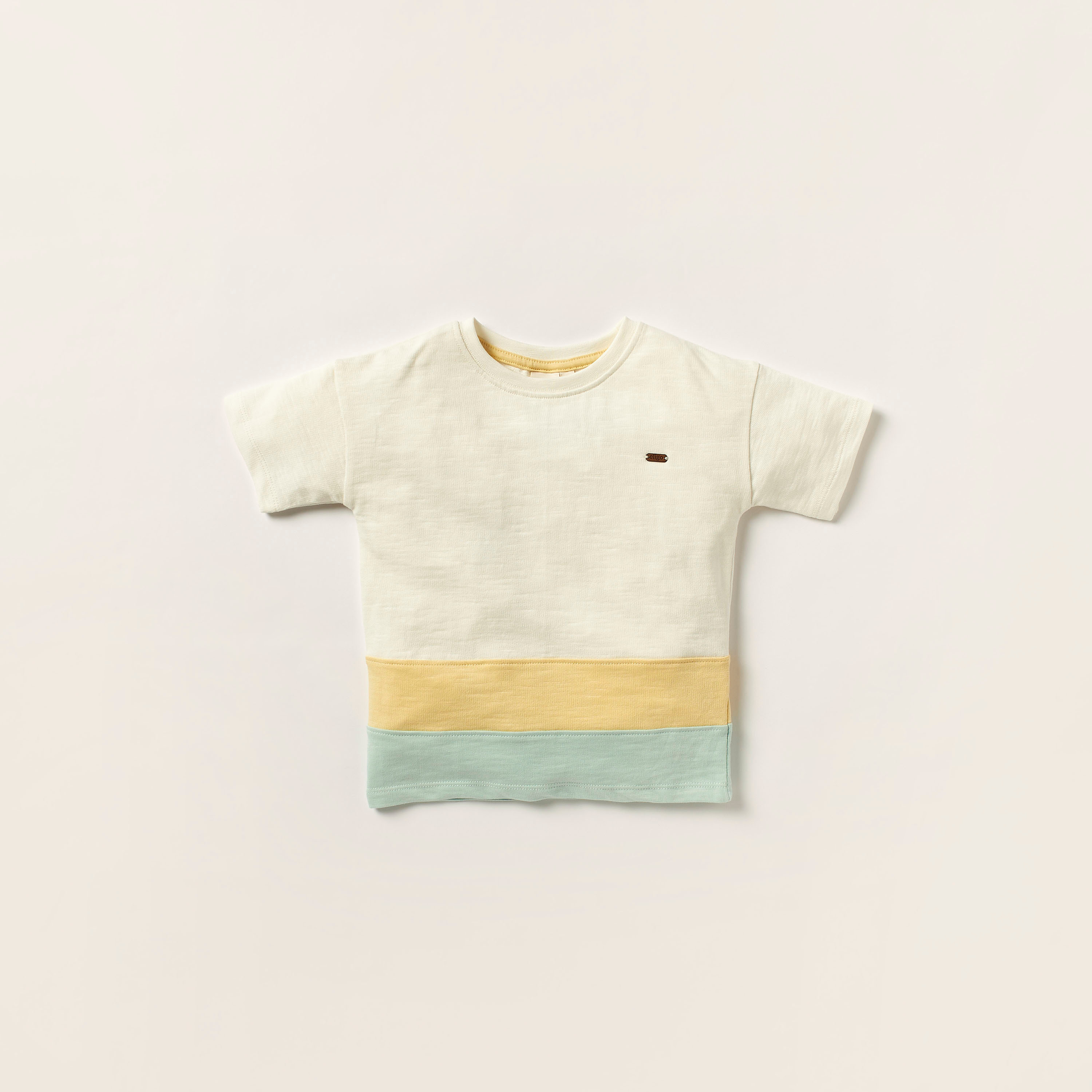 Eligo Colourblock Crew Neck T-shirt and Shorts Set-boys-clothing-setsandcoords-image-3