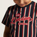 Lee Cooper Striped T-shirt with Crew Neck and Short Sleeves-T Shirts-thumbnailMobile-2