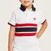 Lee Cooper Striped Polo T-shirt with Short Sleeves-T Shirts-thumbnailMobile-2