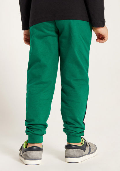Lee Cooper Panelled Joggers with Drawstring Closure-Joggers-image-3