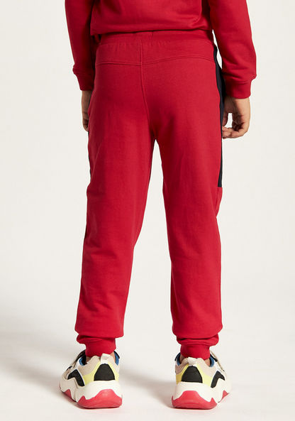Lee Cooper Colourblock Joggers with Drawstring Closure and Pockets-Joggers-image-3