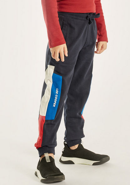 Lee Cooper Printed Joggers with Drawstring Closure and Pockets-Joggers-image-0