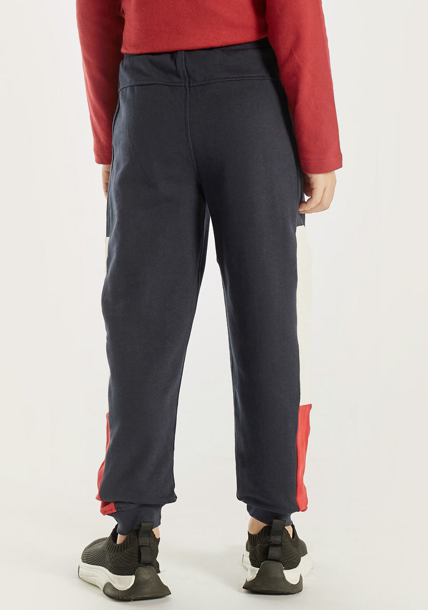 Lee Cooper Printed Joggers with Drawstring Closure and Pockets-Joggers-image-3