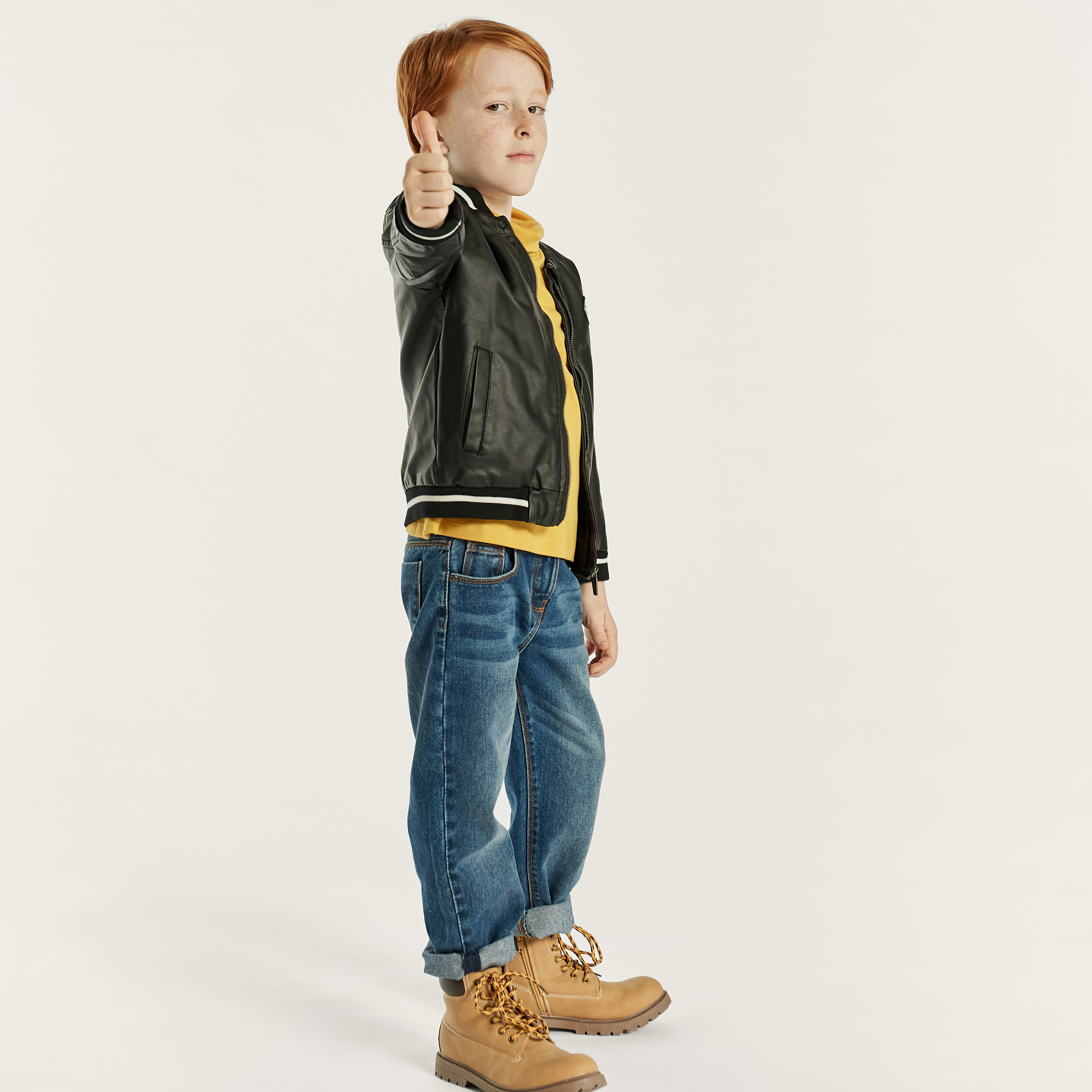 Lee Cooper Jacket with High Neck and Long Sleeves-baby-boys-clothing-winterwear-jacketsandblazers-image-1