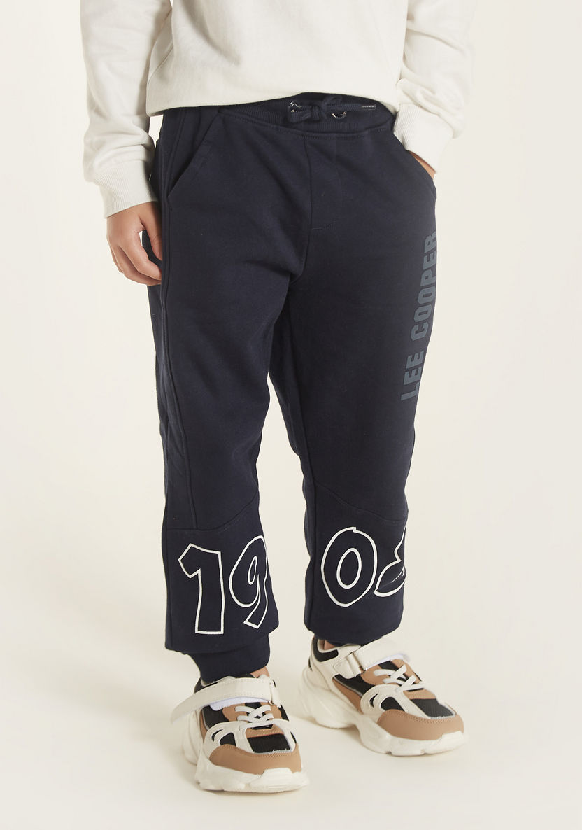 Lee Cooper Printed Sweatshirt and Jog Pants Set-Clothes Sets-image-2