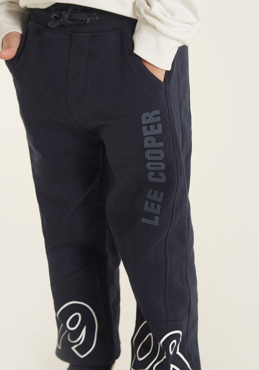 Lee Cooper Printed Sweatshirt and Jog Pants Set-Clothes Sets-image-5