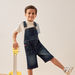 Lee Cooper Solid Denim Dungaree with Pockets and Buckle Closure-Rompers%2C Dungarees and Jumpsuits-thumbnailMobile-0