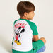Mickey Mouse Print T-shirt with Crew Neck and Raglan Sleeves-T Shirts-thumbnail-3