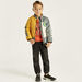 Disney Mickey Mouse Print Heavy Jacket with High Neck and Long Sleeves-Coats and Jackets-thumbnail-1