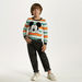 Mickey Mouse Applique Detail Pullover with Crew Neck and Long Sleeves-Sweatshirts-thumbnailMobile-0