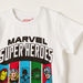 Superhero Print Crew Neck T-shirt with Short Sleeves-T Shirts-thumbnailMobile-1